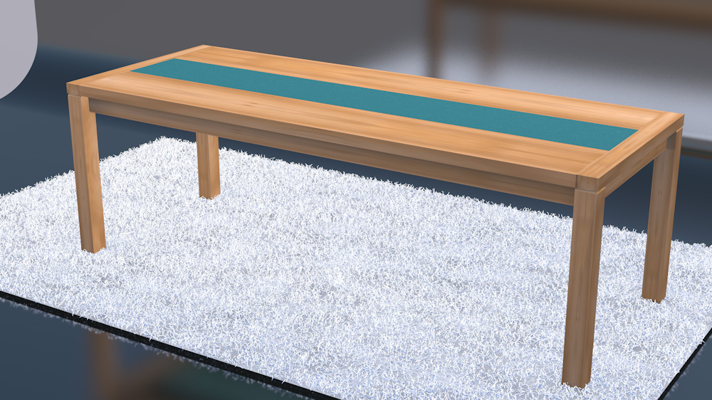 Holz Epoxidharz Esstisch für 10 Personen Länge 340 CM