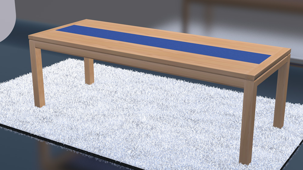 Holz Epoxidharz Esstisch für 10 Personen Länge 340 CM Profiliert