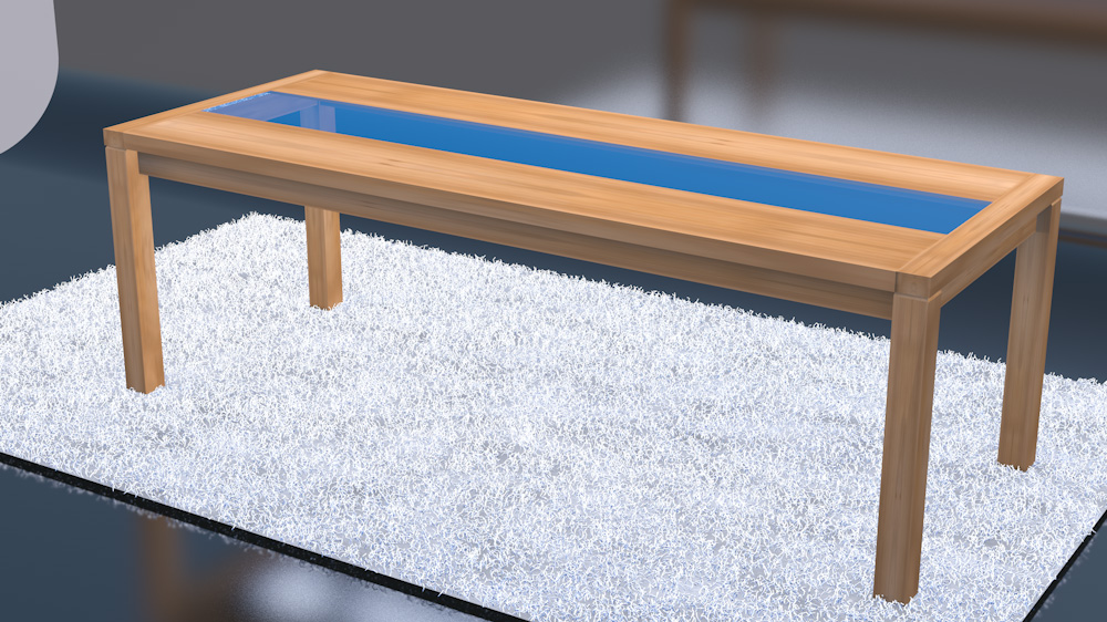 Holz Epoxidharz Esstisch für 12 Personen Länge 360 CM