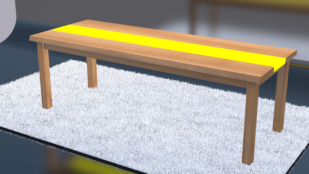 Holz Epoxidharz Esstisch für 12 Personen Länge 360 CM mit Baumkante