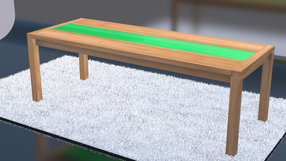 Holz Epoxidharz Esstisch für 12 Personen Länge 400 CM