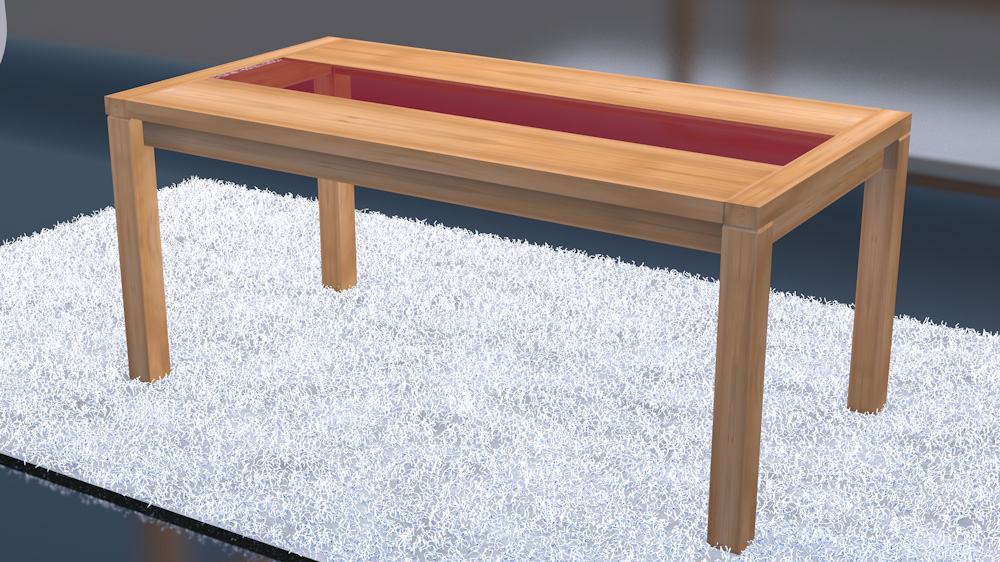 Holz Epoxidharz Esstisch für 4 Personen Länge 160 CM 