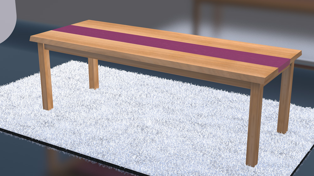 Holz Epoxidharz Esstisch für 8 Personen Länge 240 CM mit Baumkante